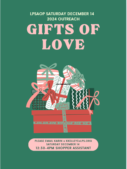 Gifts of Love flyer